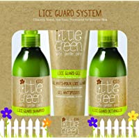 Los mejores  - Little Green - Pack anti piojos - champú- acondicionador desenredante y gomina - para niños sin sulfatos- parabenos ni…